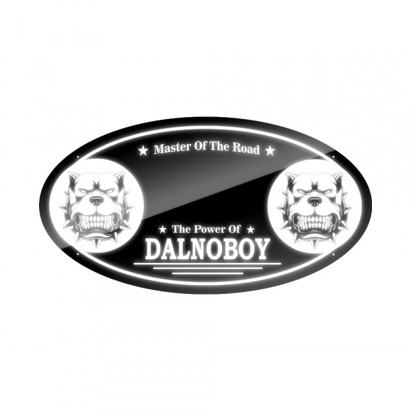 Панель на спальник 75х40см (12V, Пластиковый овал) со светодиодной подсветкой