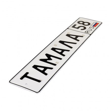 Автомобильный сувенирный номер ТАМАЛА 58