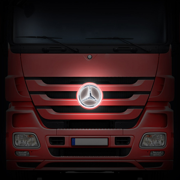 Светодиодная вставка под эмблему MERCEDES Atego (Ø265мм)