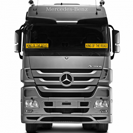 Автомобильный сувенирный номер KING OF THE ROAD