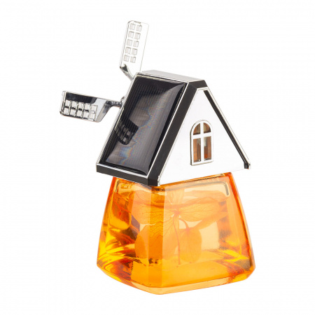 Ароматизатор на панель "Мельница" на солнечной батарее (аромат Лимон)