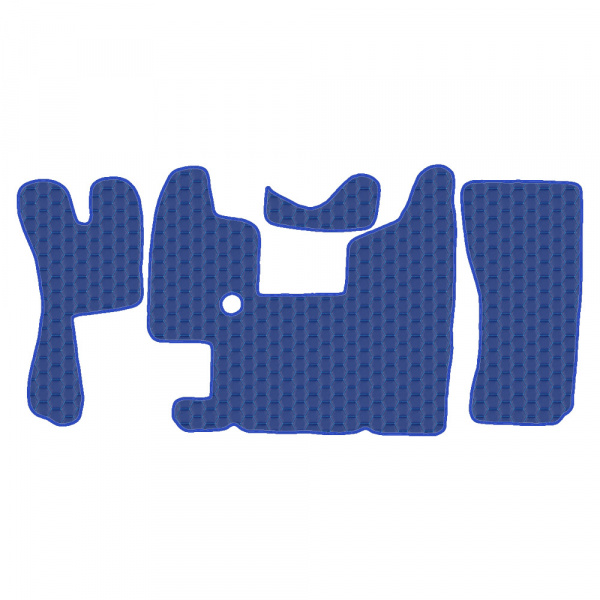 3.19 Коврики стёганные Scania 4 ser. L (МТ, 1 пневмо, 1 из стены) 