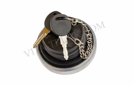 DSK16 Крышка бензобака D=60мм с ключом и защитой металл+пластик(ВОЛЬВО-СКАНИЯ-ДАФ-ИВЕКО)  