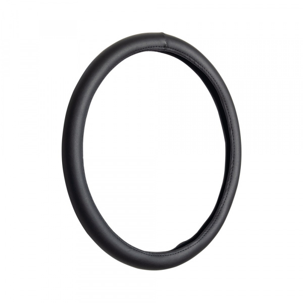 Оплетка руля черная (экокожа, Ø45см)