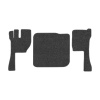 11-Коврики ворсовые VOLVO FH до 2009г -(АВС 3 коврика. МТ) (UPP-8 (Графит) кант Серый)