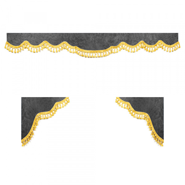 Ламбрекен комплект с маркой PETERBILT 2,2м