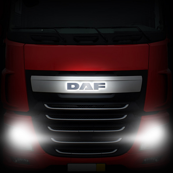 Светодиодная надпись-логотип для грузовиков DAF 106 (535х90мм)