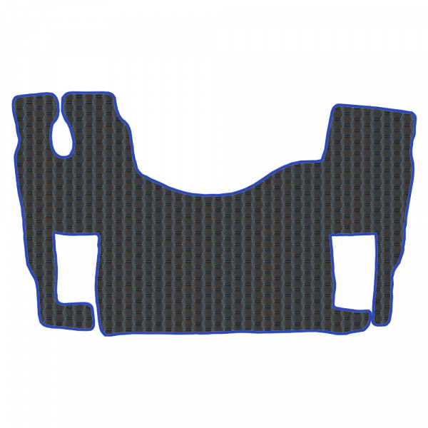 5.2 Коврики стёганные MERCEDES ACTROS MP-III, MP-II от 2004 (ровный пол, пассажирское сиденье пневмо