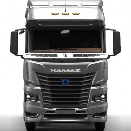 Защита лобового стекла для КЗ К5 (нерж. сталь, прямые углы)