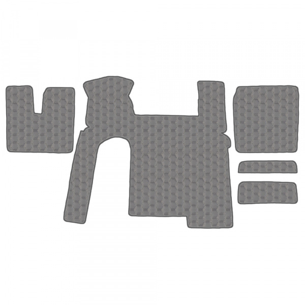 4.6 Коврики стёганные MAN TGX от 2007г.в. (МТ, 2 полки, холодильник)