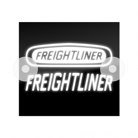 Табличка светодиодная 14*15 Лобовое (24v) (Freightliner белая)