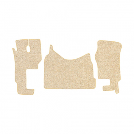 48-Коврики ворсовые MERCEDES ACTROS ЕВРО-5 (2007) МР2-МР3 -(ABTC 3 коврика. АТ) (UPP-8 (Бежевый) кант Бежевый)