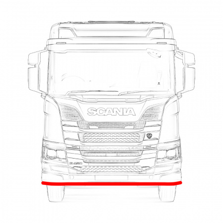 Защитная дуга (юбка) бампера SCANIA 6 серии S019