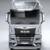 Накладки из нержавеющей стали на козырек MAN TGX (от 2021г.в.) NKN-159