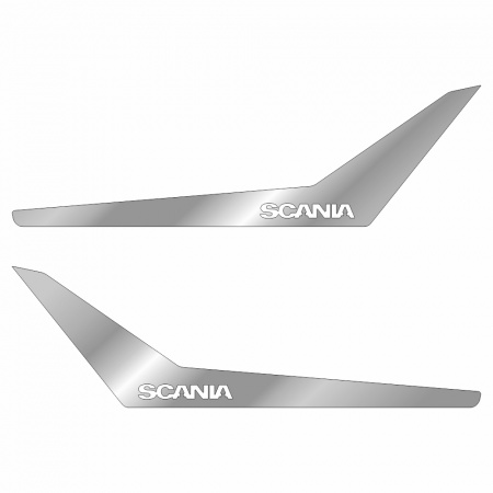 85 Накладки нержавеющая сталь На низ двери SCANIA 6 seria R-G-P-S