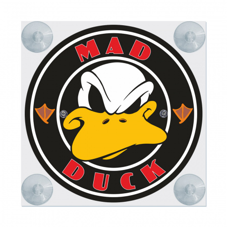 Табличка светодиодная "Лайт-бокс" мини на лобовое стекло (№64 MAD DUCK)