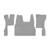 96-Коврики ворсовые SCANIA S  -(ABTC 3 коврика. АТ) (UPP-8 (Серый) кант Серый)
