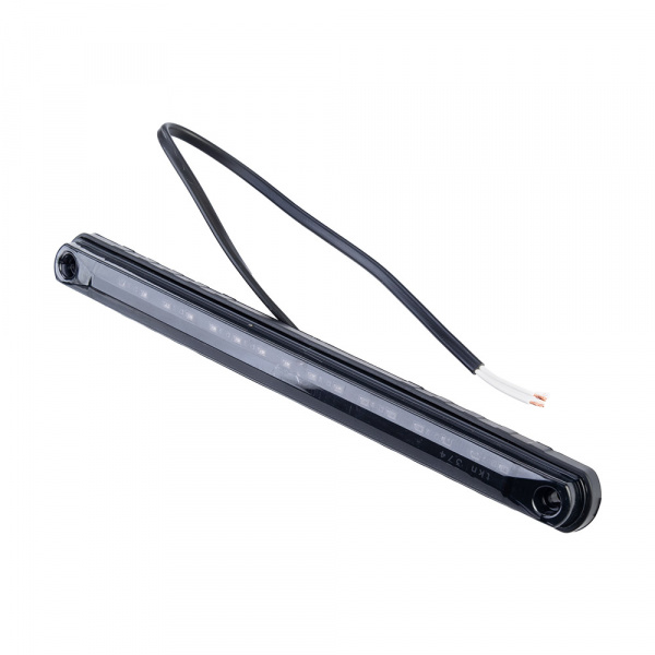 Фонарь габаритный "Полоска" Holland style LED Black красный 12-24В