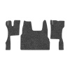 96-Коврики ворсовые SCANIA S  -(ABTC 3 коврика. АТ) (UPP-3 (Серый) кант Серый)