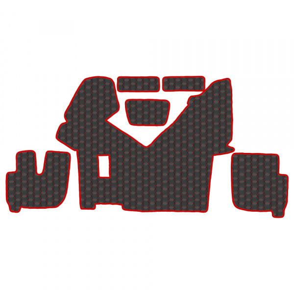 7.1 Коврики стёганные IVECO STRALIS от 2003  (МТ широкая кабина) 