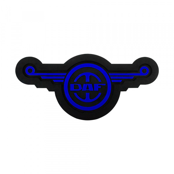 Панель на спальник 860*400 DAF (замша) круг с крыльями (24v)