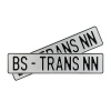 Автомобильный сувенирный номер BS-TRANS NN