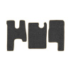38-Коврики ворсовые MAZ EURO (Простор) -(АВС 3 коврика. МТ) (UPP-8 (Графит) кант Бежевый)