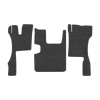 97-Коврики ворсовые SCANIA R 2018г > (увелич. шахта) -(АВС 3 коврика. МТ) (UPP-8 (Графит) кант Серый)