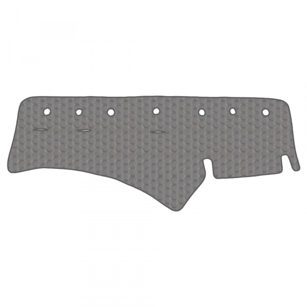 Стеганная накладка на приборную панель SCANIA 124 R от 2009 г. до 2018 г. широкая №06