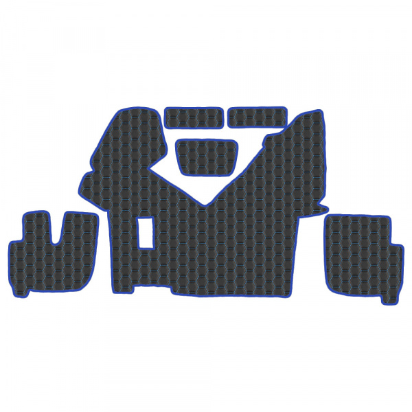 7.1 Коврики стёганные IVECO STRALIS от 2003  (МТ широкая кабина) 