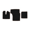 31-Коврики ворсовые MAN TGA XXL -(АВС 3 коврика. МТ) (UPP-8 (Черный) кант Коричневый)