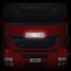 Буквы SDT эмблема на капот IVECO STRALIS от 2021 (580х115)
