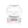 Планка-фародержатель (с габаритами) VOLVO FH-16 VT-203.0.0