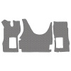 2.13 Коврики стёганные VOLVO FH 5 от 2021  (АТ, 2 пневм)  (Премиум Серый)