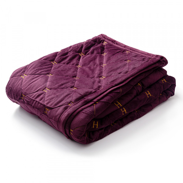 Покрывало (велюр, цв.) VITA TRUCK 210х120 фиолетовое