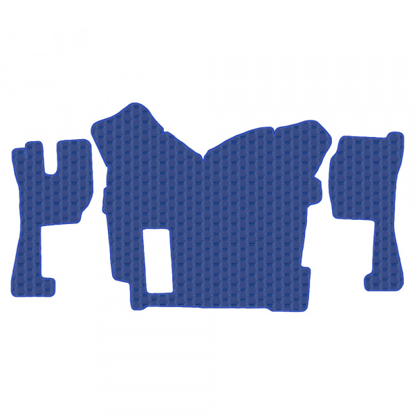 2.2 Коврики стёганные VOLVO FH 2 2002-2008г.в. (АТ+ ящик)