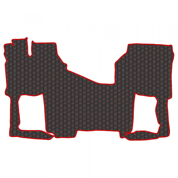 14.4 Коврики стёганные FAW J7 EAGLE (АТ, без кулисы, холодильник) от 2023г