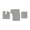 31-Коврики ворсовые MAN TGA XXL -(АВС 3 коврика. МТ) (UPP-8 (Серый) кант Бежевый)