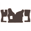 2.6 Коврики стёганные VOLVO FH 4 (до мая 2021) (МТ)  (Классик Коричневый)