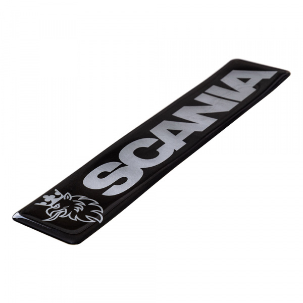 Объемная наклейка VT SCANIA (200х40мм, черная)