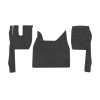 98-Коврики ворсовые FORD F-MAX -(ABTC 3 коврика. АТ) (UPP-8 (Графит) кант Серый)