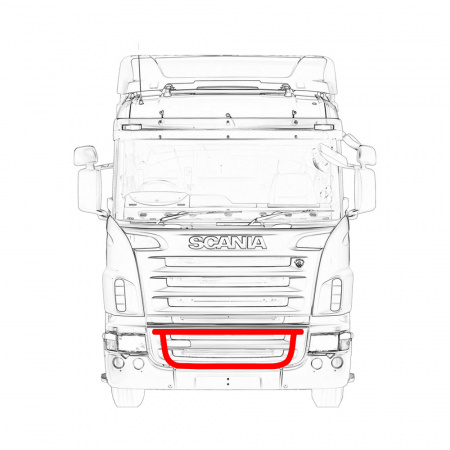 Кенгурятник составной для SCANIA 5 серии S001