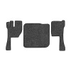 11-Коврики ворсовые VOLVO FH до 2009г -(АВС 3 коврика. МТ) (UPP-3 (Серый) кант Черный)