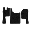 23-Коврики ворсовые SCANIA G (2011-2015) -(ABTC 3 коврика. АТ) (Фортуна (Черный) кант Черный)