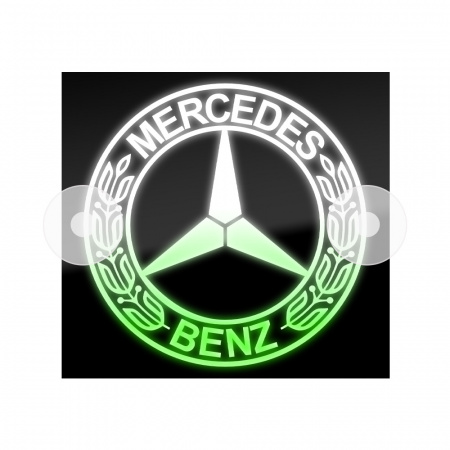 Табличка светодиодная 14*15 Лобовое (24v) (MERCEDES цветная)