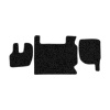 03-Коврики ворсовые RENAULT PREMIUM до 2005 -(АВС 3 коврика. МТ) (Фортуна (Черный) кант Серый)