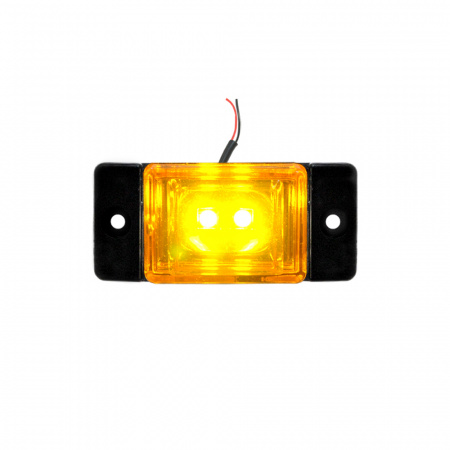 Фонарь габаритный желтый (2LED, L=70мм)