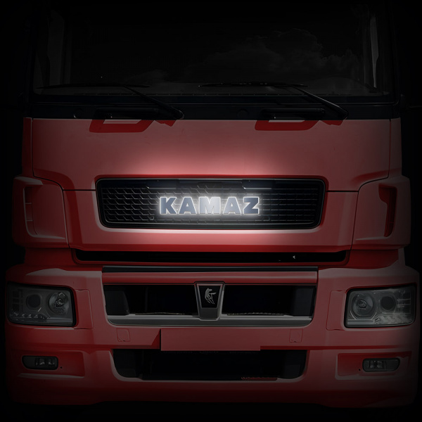 Светодиодная надпись-логотип для грузовиков КЗ NEO/NEO2 (510х85мм)