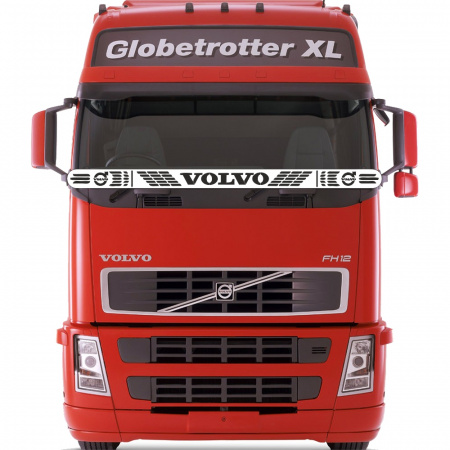 Защита лобового стекла для VOLVO FH3 (нерж. сталь, прямые углы)