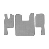 67-Коврики ворсовые SCANIA 124 (после 2010г) -(ABTC 3 коврика. АТ) (UPP-6 (Серый) кант Серый)